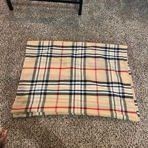 Lightweight Plaid Infinity Scarf